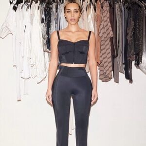 SKIMS Glam Pants Onyx Small